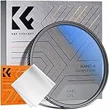 K&F Concept K-Serie 67mm Slim Zirkularer Polfilter Polarisationsfilter CPL Filter Cirkular Polfilter Optisches Glas & Aluminium für Foto-Kameraobjektive