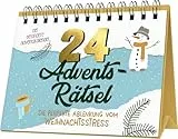 24 Adventsrätsel I Die perfekte Ablenkung vom Weihnachtsstress: Der besondere Adventskalender zum Aufstellen