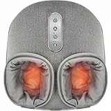 Medcursor Fußmassagegerät mit Wärme, tiefes Knetmassagegerät, Entlastung für müde Muskeln und Fußsohlen, mehrstufige Einstellungen und einstellbare Intensität für Zuhause oder im Büro