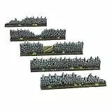 War World Gaming Beschädigte Fantasie-Mauern (Set von 20) - 25mm - 32mm Tabletop Spiele Gelände Modellbau Terrain Geländebau Wand Landschaftsbau Modell Diorama Miniatur Zubehör