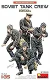 MiniArt 37053 1:35 Fig. Sov. 1950s Panzerbesatzung - originalgetreue Nachbildung, Modellbau, Plastik Bausatz, Basteln, Hobby, Kleben, Modellbausatz, Figuren Bausatz
