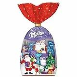 Milka Weihnachtsmischung mit Schoko-Weihnachtsmann, Mini Snow Balls & Bonbons – 126g