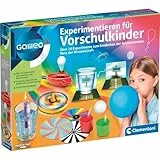 Galileo Lab Experimentierkasten für Vorschulkinder - Über 20 spannende Wissenschafts Experimente für Kinder ab 5 Jahren, 69252 von Clementoni