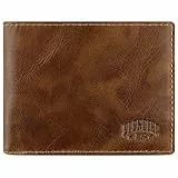 KLONDIKE 1896 Mountain Arthur Querformat RFID-Geldbörse aus Büffelleder in Cognac