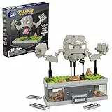 MEGA Pokémon Actionfigur-Bauset, Mini Motion-Kleinstein mit 343 Teilen und Schlagbewegung, Spielzeug für Sammler zum Zusammenbauen und Präsentieren, HWR79