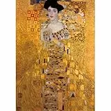 MISITU Puzzle 1000 Teile für Erwachsene Gustav Klimt Puzzle Portrait von Adele Bloch-Bauer Kunst Erwachsenen Puzzles