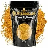 Q HONEY Blütenpollen 500g – Bee Pollen in Premium-Imkerqualität – Bienenpollen, reich an Vitaminen und Nährstoffen, zur Unterstützung des Immunsystems und Wohlbefindens – Natürliches Superfood