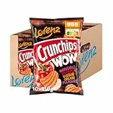 LORENZ | Crunchips WOW Paprika & Sour Cream | 10 x 110 g | vegetarisch