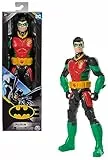 DC Comics, Robin-Actionfigur, 30 cm groß, voll beweglich für spannende Abenteuer und actionreiche Stunts, Spielzeug für Kinder ab 4 Jahren, original Comic-Design
