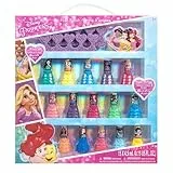 Disney Princess Kinder Nagellack Set (15-teilig) | Ungiftig und entfernbarer Nagellack | Geburtstagsgeschenke für Mädchen ab 3 Jahren von Townley Girl