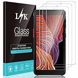 LϟK 3 Stück Schutzfolie für Samsung Galaxy Xcover 5 Schutzfolie - Folie 9H Härte Blasenfreie Hüllenfreundlich Einfache Installation HD Klar Gehärtetem Glas Displayschutzfolie