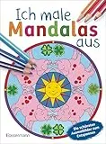 Ich male Mandalas aus. Mandalablock für Kindergarten und Vorschule: Die schönsten Ausmalbilder zum Entspannen. Ab 4 Jahren