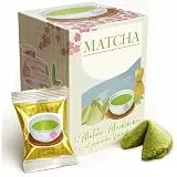 FOOD crew 12x Matcha Glückskekse mit japanischen Weisheiten - Matcha Kekse einzeln verpackt mit 3 Motiven - Matcha Süßigkeiten als Geschenkidee für Asienfans und Teeliebhaber - Glückskeks Vegan