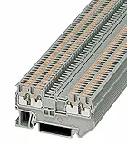 PHOENIX CONTACT PT 1,5/S-QUATTRO Durchgangsklemme, Grau, 500 V, 17.5 A, 4 Anzahl der Anschlüsse, 0.14 mm² - 1.5 mm² Querschnitt, Push-in-Anschluss, 50 Stück