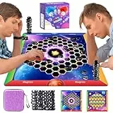 Strategisches Magnetspiel Schach – Magnetisches Schachbrett für Jugendliche & Erwachsene ab 14 + Jahren – Taktikspiel für Spielabende, Reisen & Turniertraining