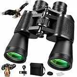 Fernglas 20X50 HD Kompakt Ferngläser Erwachsene Wasserdicht für Vogelbeobachtung, Jagd, Wandern,Konzert Sport im Freien,Fernglas mit BAK4 HD Prisma + FMC Objektiv, auch Brillenträger
