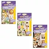 Günthart BackDecor 3er Set Essbare Zucker Tierfiguren zu dem Thema Farm, Safari und Wald Tiere, 1er Pack (54 gr)