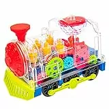SWTOIPIG Babyspielzeug 6 bis 12 Monate Elektroauto-Spielzeug, musikalisches Lernspielzeug für Jungen Mädchen Kleinkinder mit coolem Licht- und Soundeffekt, Geburtstagsgeschenke für Kinder