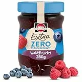 Schwartau Extra Zero Waldfrucht, Konfitüre ohne Zuckerzusatz, 13kcal pro 25g, 280g