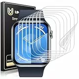 UniqueMe für Apple Watch Series 11/10 46mm Schutzfolie - 8 Stück, Flexible TPU, für iwatch 46mm Displayschutz, Blasenfreie, Weich HD Klar Displayfolie, Volle Abdeckung, Anti-Staub