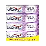 Odol-med3 Zahnpasta White & Shine, Whitening/Zähne aufhellen, 4x 75ml