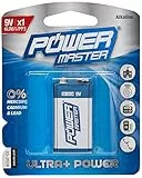 Powermaster Super-Alkali-Batterie, 6LR61, 9 V, 1 Stück, blue, 531078