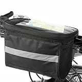 Tofern Fahrrad Lenkertasche 2L Wasserdicht Handyhalterung bis 6.5' Fahrradtasche MTB mit PVC Touchscreen&Reflektstreifen…