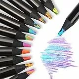 nsxsu 12 Farben Regenbogenstift, Jumbo Regenbogenstifte für Kinder Erwachsene, Mehrfarbige Buntstifte für Kunst, Zeichnen, Färben, Skizzieren, Mitgebsel Kindergeburtstag, Kleine Geschenke