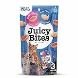 INABA Juicy Bites Reich an Hähnchen und Thunfisch Katzenleckerlis | 98% Hühnerfleich 29% Protein | Grain Free, No Sugar, No By-products, Premium Cat Treats from Japan 33.9 g (1er Pack)
