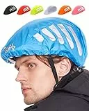 BTR Regenschutz für Fahrradhelm, winddichter Regenüberzug, atmungsaktiver und wasserfester Helmüberzug