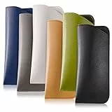 Fanshiontide 6 Stück Brillenetui Weich, Sonnenbrillen Etui Brillentasche Tragbar Sonnenbrillen Beutel Lesebrillenetui für Damen Herren