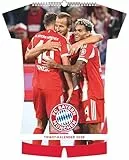 N Neumann - FC Bayern München 2026 – Trikotkalender 34x42 cm mit 12 Monatsblättern, 2-sprachigem Kalendarium & Spiralbindung, origineller ... in Trikotform für Fans: Trikot-Kalender 2026
