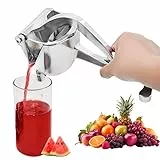 Handpresse Saft, Saftpressen & Zitruspressen, Zitronenpresse Handpresse, Geeignet für Alle Zitrusfrüchte und Weiche Früchte, Spülmaschinenfest, 1 Stück