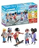 PLAYMOBIL My Figures 71401 Fashion, City Life, 5 Spielfiguren mit über 1000 Kombinationsmöglichkeiten, mit Accessoires wie Skateboard, Mütze und Handtasche, Spielzeug für Kinder ab 5 Jahren