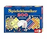 Noris 606111687 Spieleklassiker mit 200 Spielmöglichkeiten wie Skat, Mühle, Dame, Backgammon oder Nur keine Aufregung, für 1 bis 6 Spieler ab 6 Jahren