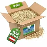 Jumbogras Miscanthus-Mulch 70 L – Rindenmulch-Alternative aus Chinagras/Elefantengras Häcksel – äußerst pflanzenverträglich – geeignet für Gemüse, Kräuter & co. – Schutz vor Unkraut & Austrocknung