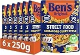 BEN'S ORIGINAL™ Fertiggericht Street Food Singapore Curry Style Noodles 6x250g