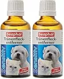 BEAPHAR - Sensitiv Tränenfleckentferner Für Hunde Und Katzen - Entfernt Sanft Hartnäckige Tränenflecken - Mit MSM (MethylSulfonylMethan) - Besonders Mild Und Reizarm - Ohne Alkohol - 50 ml