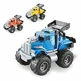 MONDO Motors - Friction Mini Monster Truck - Auto mit Rückzugkupplung für Kinder - Größe 15 cm - Farbe gelb, blau orange - 51186