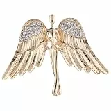 Holibanna Engelsflügel Brosche Für Kleidung Anzugbrosche Aus Metall Brosche Pin Als Revers-Pin Für Herrenanzug Mantel Hut Hochzeit Und Gala
