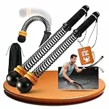 Gewichtete Trainingsseile, Combat Rope ohne Seil, Kabellose Fitnessseile, Mit einem verstellbaren Gewichtsringdesign und verbessertem ergonomischen Griff für eine dynamischere Bedienung