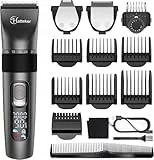 Hatteker Profi Haarschneidemaschine Herren Bartschneider Barttrimmer Haarschneider Haartrimmer Langhaarschneider Präzisionstrimmer Wasserdichter 3 In 1