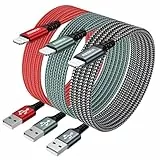 iPhone Ladekabel, Lightning Kabel [3Pack 3M] Ladekabel iPhone Schnellladekabel MFi Zertifiziert USB auf Lightning Kabel für iPhone 14 13 12 11 Pro/Pro Max/Mini, XR XS Max X, 8 7 6 6s Plus, 5s 5 Se