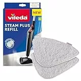 Vileda Steam Dampfreiniger Ersatzpads Mikrofaser | Hygienische Bodenreinigung - Passend für alle Böden, Waschbar & Wiederverwendbar | 2 Stück