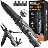 WEARXI Geschenke für Männer, Multitool Taschenmesser, Männergeschenke, Papa Geschenk, Klappmesser, Geburtstagsgeschenk Gadgets für Männer, Messer Outdoor, Adventskalender Füllung Weihnachten Geschenke