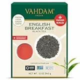 VAHDAM, English Breakfast Schwarz Tee (340g) Loser Blätter Schwarzer tee | Stark, Malzig & Reichhaltig | 100% Natürliche Inhaltsstoffe - Direkt Von Der Quelle In Indien | Aufbrühen Heißen/Eistee
