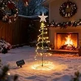Umikk Weihnachtsdeko Aussen Solar, Wetterfest Lichterkette Aussen, Solar Lichterkette Aussen Solarlichterkette Weihnachten Deko, Weihnachtsdeko Outdoor für Gärten, Terrassen