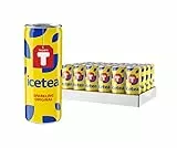 ThomsT Eistea sparkling 24x25cl (inkl. 6€ Pfand) - Erfrischender sprudelnder Eistee für Genießer, 24 Dosen à 250 ml.