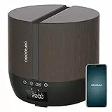 Cecotec Aroma-Diffusor PureAroma 550 Connected Black Woody. 500 ml Fassungsvermögen, LED-Anzeige, Lautsprecher, Bluetooth-Steuerung, App-Steuerung, 12-Stunden-Timer, 3 Betriebsmodi, Abdeckung von 30m2