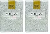 Küper Selection Meersalz - 1000g feines Salz zum Würzen und Verfeinern - ohne Zusätze oder chemische Nachbehandlung (Packung mit 2)